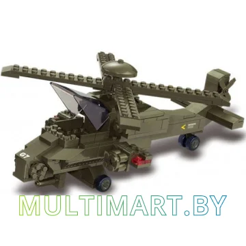 Конструктор Sluban Боевой вертолет (M38-B0298) картинка 3